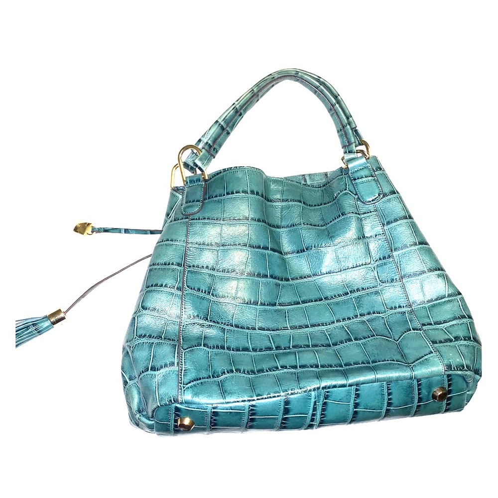 G.I.L.I Tote Bag| Color Green| Genuine leather